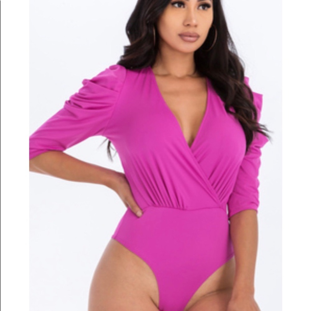 Puffy Sleeve Bodysuit
